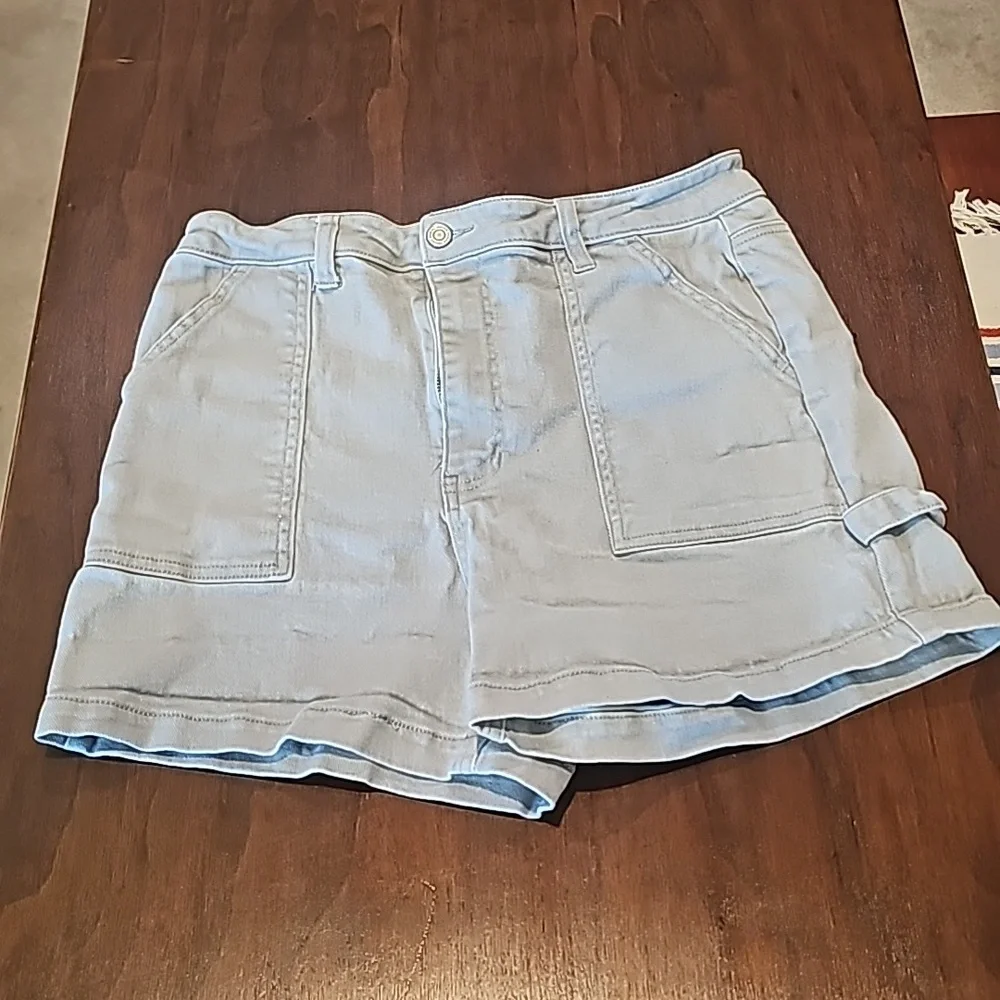 RSQ‎ Grey Cargo Denim Shorts